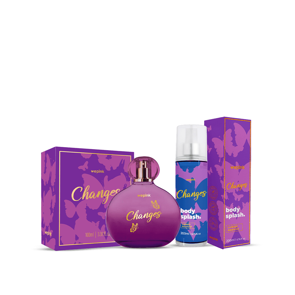 Kit Changes - Body Splash + Perfume (Lançamento)