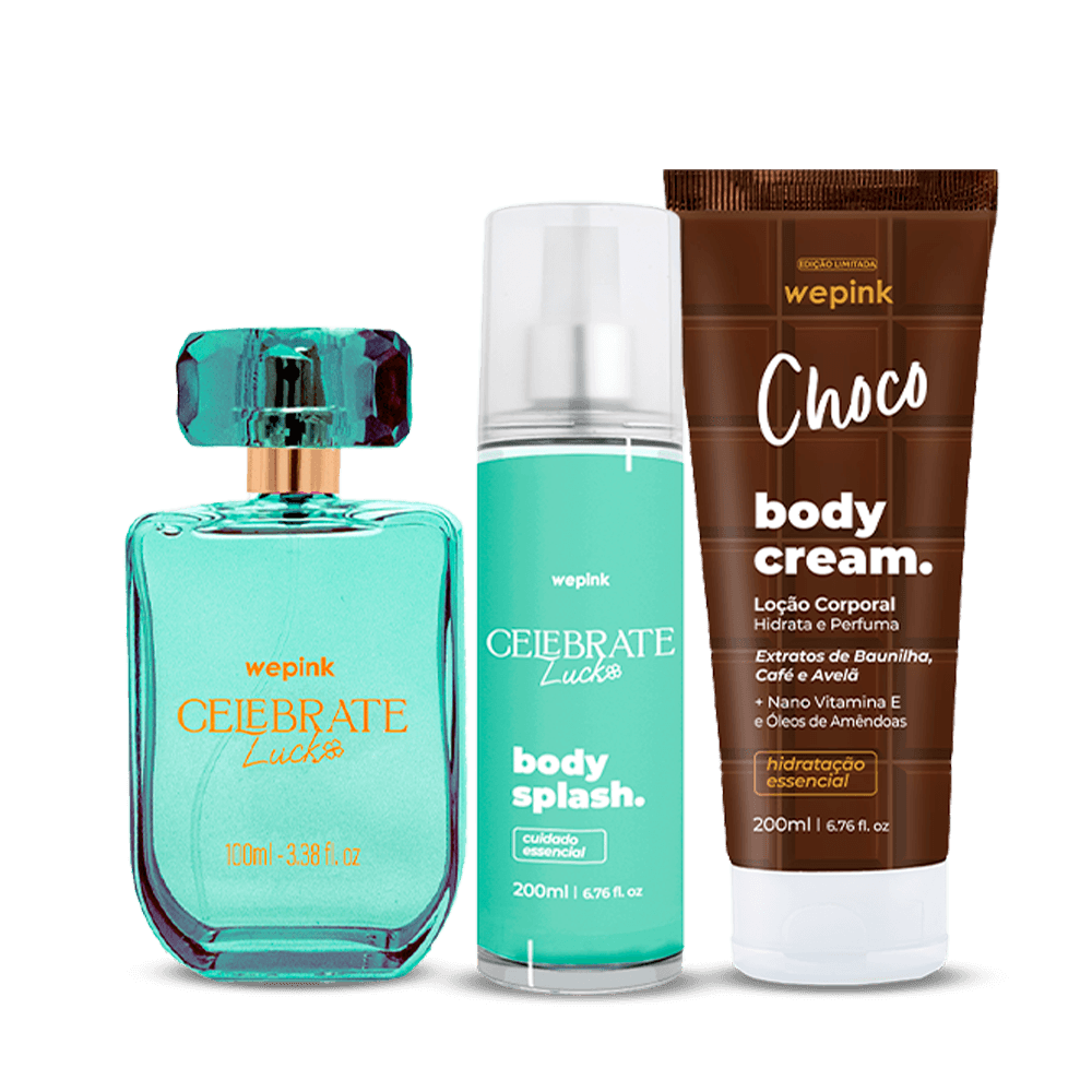 Kit Celebrate Luck + Body Cream Choco - Wepink