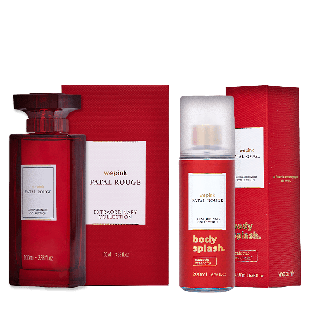 Kit Fatal Rouge Desodorante Colônia + Body Splash Fatal Rouge