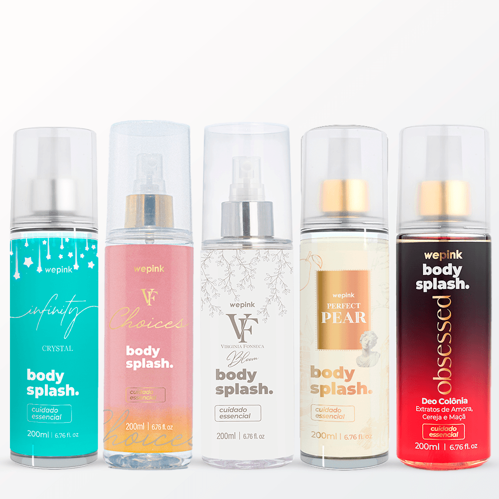 Kit 5 Body Splashes - Wepink